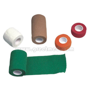 Medical coton Bandage adhésif auto